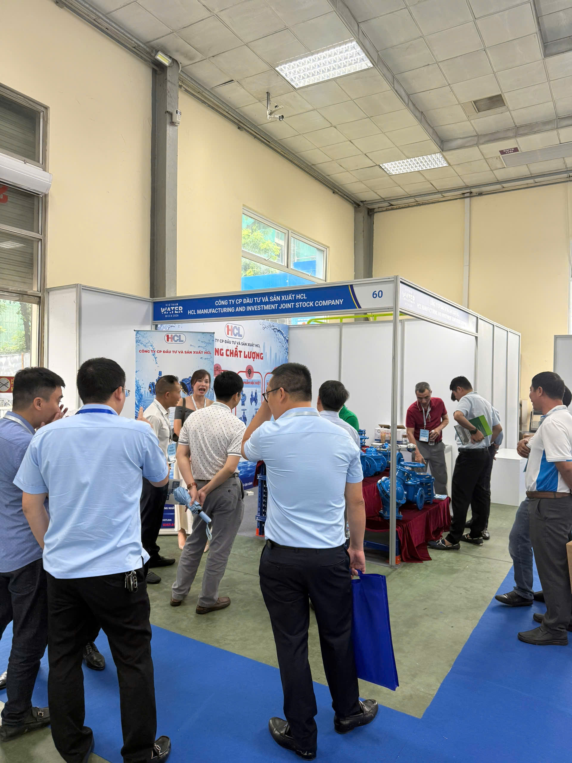 Toàn cảnh gian hàng số 60 của HCL tại Vietnam Water Week 2026